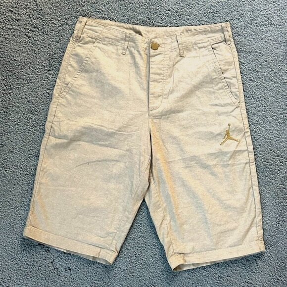 Nike Men's Jordan City Short Golden Tan Walking Shorts - Size 32 Men's - Picture 1 of 13
